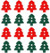 VALICLUD Scrapbooking 300Pcs Weihnachten Holzkn? 2 L?Cher Weihnachtskn? Bulk Weihnachtsbaumkn? für Handwerk DIY N?Hen Handwerk Gemischte Farbe Krippenknö