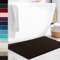 Floordirekt Badematte Sky Soft | Eckig & Rund | Badezimmerteppich | Extra flauschig | rutschfest & Schnell trocknend | Viele Farben & Größen (70 x 120 cm, Braun)