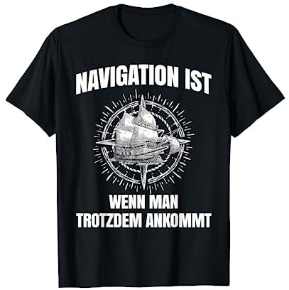 Segler Kapitän Segelboot Anker Matrose Seemann T-Shirt