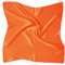 MayTree Seidentuch aus 100% Maulbeer-Seide - Quadratisch einfarbig orange 53x53 - Luxuriöses Damen Halstuch - Eleganter Bandana-Schal für Damen - Luxus und Komfort für Erwachsene