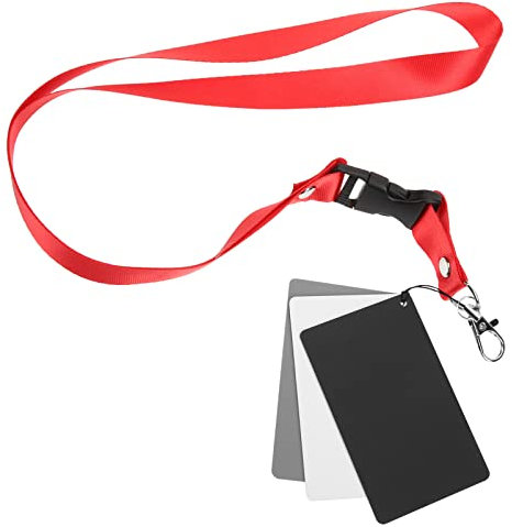 SOLUSTRE 4stücke Tragbare Weißabgleichkarten Belichtungsreferenzkarten Für Fotografie Acryl-weißkarten Und Graukarten Mit Doppelseitiger Oberfläche Kompatibel Mit Digitalkameras Für DSLR Vi