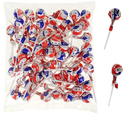 Boule de sucettes au cola Cojak 8 grammes 50 pièces, sucettes en vrac emballées individuellement