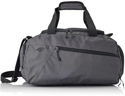 4F BAG U052 Grau Melange Unisex Erwachsene Einheitsgröße, Grau meliert, Zeitgenössisch