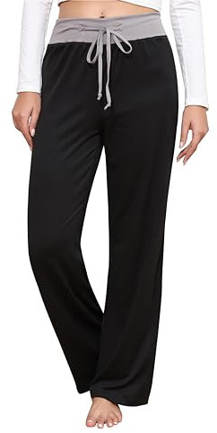 Donna Pantaloni da Pigiama Comodi per Casa Casual Pantaloni Donna Estivi Leggeri Casual da Spiaggia