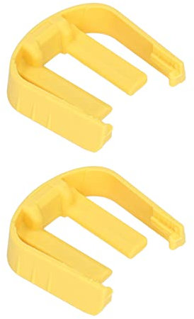 Accessoires de Pièces de Nettoyeur Haute Pression, 2 Pièces Connecteur Rapide pour Lave-Auto, Pièce de Rechange pour Lave-Auto C Clip pour Karcher K2 K3 K7 (Yellow)