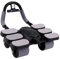 Ab Roller Rad, Automatischer Rebound Ab Roller, Core Workout Equipment Vierrad Bauchrad Ab Roller für Damen Herren Fitness Ab Roller Maschine Rebound Ab Roller Vierrad Ab Roller