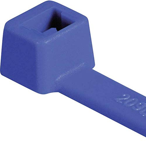 HELLERMANN TYTON 116-08016 Polyamide Cable Ties 21 cm / 4.7 mm / 1.3 mm Pack of 100 Blue