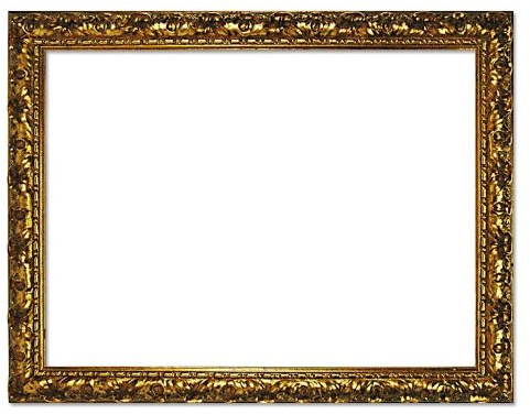 Barockrahmen 333 ORO, Gold 60 x 90 cm, Leerrahmen