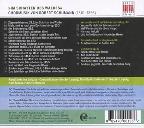 Choredition-Schumann:im Schatten des Waldes