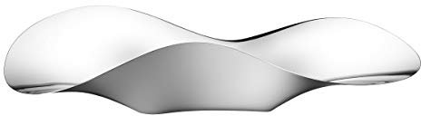 Georg Jensen GJ 107502 Genuss-Austern-Tablett, Edelstahl, Stainless Steel, 58,7 x 36,3 x 14 cm