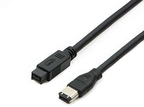 PASOW Câble FireWire 800 vers 400 9 vers 6 broches (9 broches 6 broches) 6FT, IEEE 1394 Firewire 800 9 broches/6 broches (9 broches vers 6 broches)