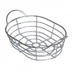 Chrome Wire Fruit bowl by Chabrias Ltd