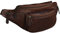 STILORD 'Eliah' Vintage Gürteltasche aus Leder - Perfekt für Reisen, Festivals und Outdoor - Unisex Bauchtasche für Handy und Kamera, Farbe:Cognac - Dunkelbraun