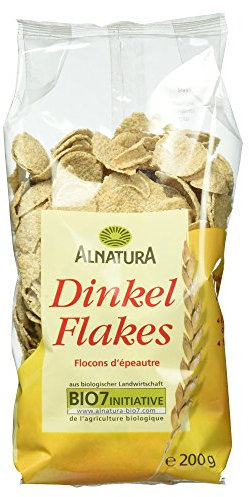 Alnatura Bio Dinkelflakes, 6er Pack (6 x 200 g)