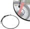 80cm Motorrad Bremsschlauch,Motorrad Stahlflex Bremsleitung Hydraulische Bremsleitung Vorne und Hinten für Pit Bike Dirt Bike Enduro Motocross ATV Quad-Schwarz