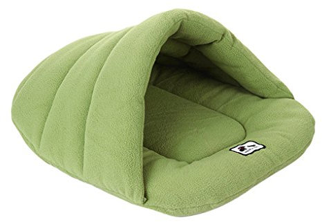 Warm Haustier Schlafsack Haustierhöhle Hundehöhle Katzenhöhle Weich Haustierbett Hundebett Katzenbett Kuschelhöhle für Welpen Kleine Hunde Katzen