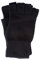 FosterNatur, Herren Handschuhe Fingerlos, 100% Wolle (9,5, Schwarz)