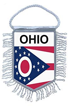 Akachafactory Wimpel mini Flagge Fahne flaggen miniflagge usa Ohio