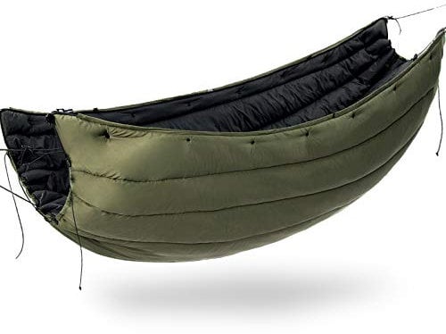 onewind Underquilt Doppel-Hängematte, Camping, Isolierung, Nachtschutz, 1–10 Grad, 3 Jahreszeiten, warme Schlafdecke