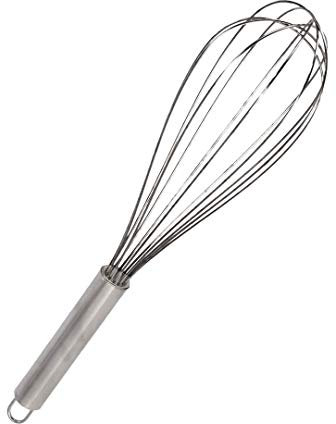 Fouet de cuisine | Batteur manuel en acier inox | Fouet mélangeur de 30 cm | EUROXANTY® Accessoires de Pâtisserie