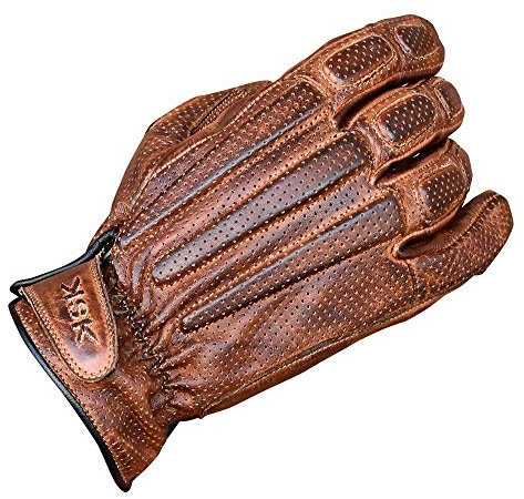 KSK Hawk Sommerhandschuhe Motorrad Roller braun Größe XL (21-22cm)