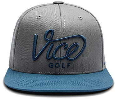 Vice Golf Unisex Crew Cap Hut, blau/grau, M