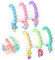 Hifot 6 Stück Meerjungfrau Armband für Mädchen Kinder, Mermaid Freundschaftsarmbänder Prinzessin Armbänder Kinderschmuck Geburtstagsfeier Gefälligkeiten
