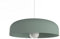 L+ Hängeleuchte aus Metall, zylinderförmig, Durchmesser 40 cm - 50 cm, Farbe Grün