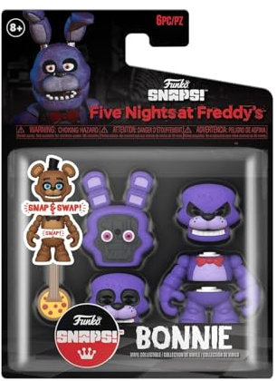 Funko Five Nights at Freddy's (FNAF) Snap: Bonnie The Rabbit - Vinyl-Sammelfigur - Geschenkidee - Offizielle Handelswaren - Spielzeug Für Kinder und Erwachsene - Video Games Fans - Strumpffüller