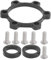 BigKing Boost-Nabenadapter, 100‑110 mm Mountainbike-Vorderradgabel Boost-Nabenumwandlung Fahrradbremsscheiben-Umwandlungsbasis