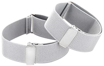 axy 1 Paar Herren Hemd Ärmelhalter - Hülsenhalter - Ärmelband - elastisch und größenverstellbar unisex