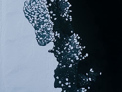 THISIT Peinture par Numero Adulte, Kit Peinture Enfant,L'eau glacée,-16x20 Pouces avec cadre en bois