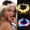 Zoestar LED-Feder-Stirnbänder, leuchtendes Stirnband, blinkend, leuchtend, Kopfschmuck, Festival, Party, Haarschmuck für Damen und Mädchen, 2 Stück