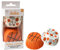 Decora, 0339866 Basketballförmchen, 50 x 32 mm, zum Backen, Präsentieren und Verschenken von Muffins und Süßigkeiten, hitzebeständig bis 180 °C, in praktischer Blisterverpackung, hergestellt in