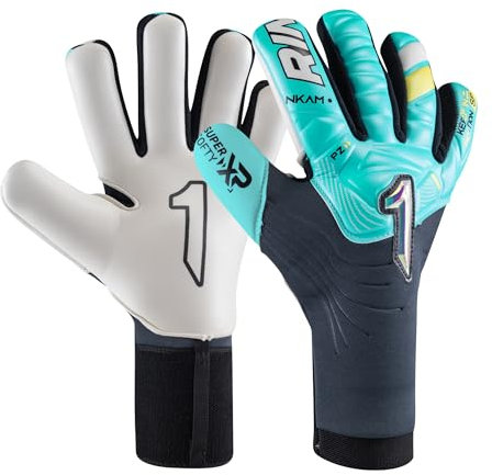 Rinat Guantes de Portero de Fútbol NKAM Semi Adulto Verde Agua Unisex Talla 10