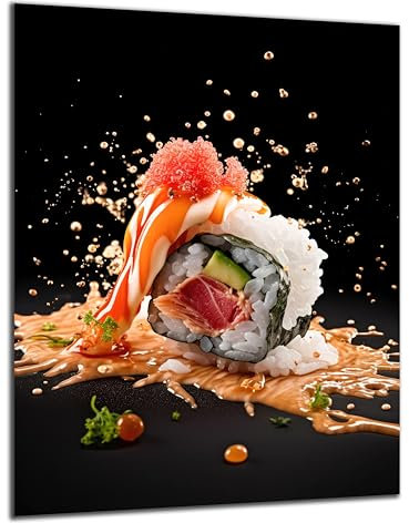 Munera Design - Bild 30x40 - Sushi kreativ - Wand-Bilder Küche Ess-Zimmer