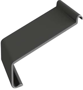 Renoplast® Verbinder für Traufprofil K10 Graphit | Fertigstellung von Terrassen und Balkonen | Harzböden | Wasser ablaufsysteme Winkelprofil | Korrosionsschutz Terrassenprofile