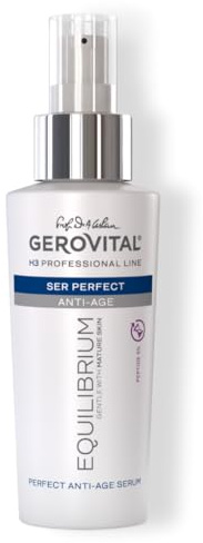 Gerovital H3 Equilibrium Anti-Falten Serum mit 5% Peptiden, 100 ml | Professionelles Anti-Aging-Serum für reife, trockene und faltige Haut, intensive Pflege zur Glättung von Falten