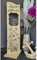 Holzaufsteller, Holz Deko Schild Holzschild Eingangsschild Blumenwiese mit Windlicht aus Glas, Geschenk, Weihnachten, Geburtstag