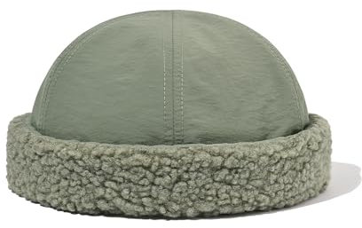 CLAPE Berretto Senza Visiera Impermeabile Winter Docker cap Cappello Docker Invernale Uomo Donna Cappello Portuale Caldo Regolabile