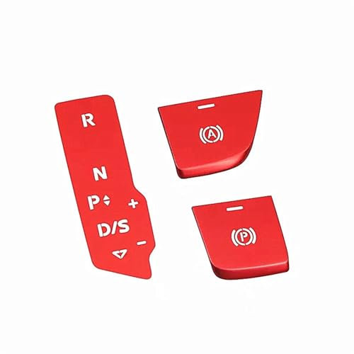 AXTAZS Kompatibel Mit Q5 FY 2018 2019 2020, LHD-Gangschaltung, Elektronische Handbremstasten, Pailletten, Dekoration, Abdeckung, Verkleidung, Auto-Styling Handbremsschalter(2)
