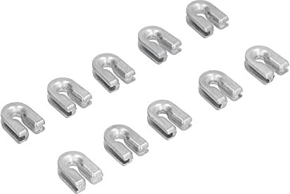 KIMISS 10 Stück Hülsen, 10 Stück Trimmerkopf-Ösenhülse Ersatz Passend für Aluminium-Rasenmäher Extra Große Schlägerbox T35 T25 T35X T45X Dochte und Trimmerteile