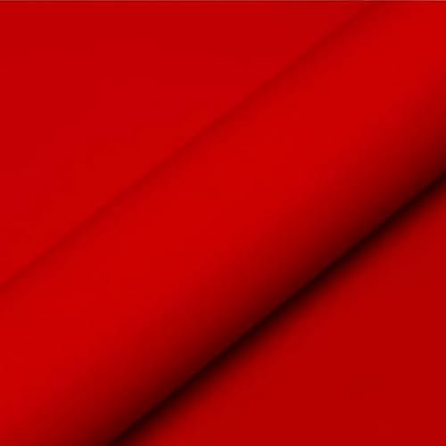 DIMEXACT - Covering Rouge foncé Mat pour Surface Plane avec Colle Airflow - 122 cm x 0.5 m - en Rouleau
