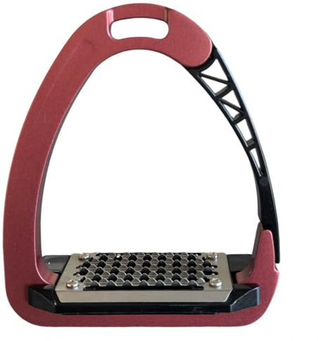TuffRider Tech Safety Stirrups- Red -4 1/2