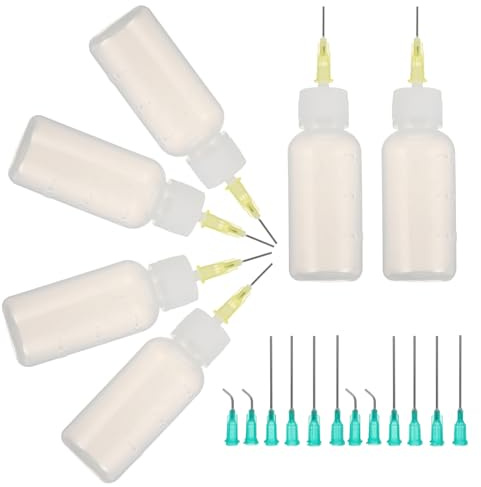 Generic Precision Glue Applicator Bottle Needle Tip for Craft Glue Projects Refillable Ceramic Tool for Paper Quilling and Pottery Slip Trailing