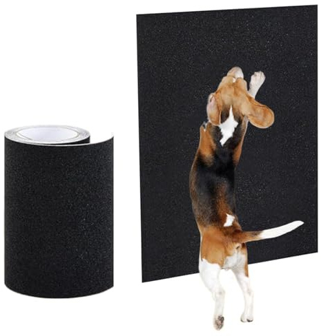 Generisch Dog Nail Scratch Board - Adhesive Cat Scratching Pad, Sandpaper Trimming, Professional Grooming Tool, File Replacement Station | Claw Care Accessory, for Trainers Animal Lovers Apartment