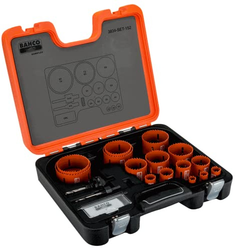 BAHCO 3834-SET-53 - Coffret Trepans 53 Pieces