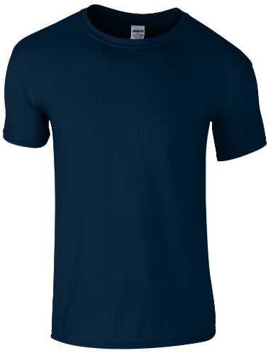 Gildan Childrens Unisex Soft Style T-Shirt (XS) (Navy)