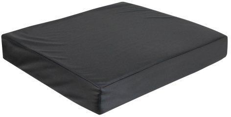Aidapt Memory Foam Vinyl Covered Wheelchair/Seat Cushion. Mobility Aid,Full Support,Elderly,Comfort Seat Aid,Multiple Uses,Chair Cushion,Scooter,Everyday Use.Wipe Clean with Fixing Straps