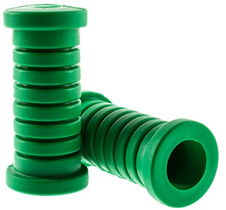 2x Fußrastengummi, grün - Mokick